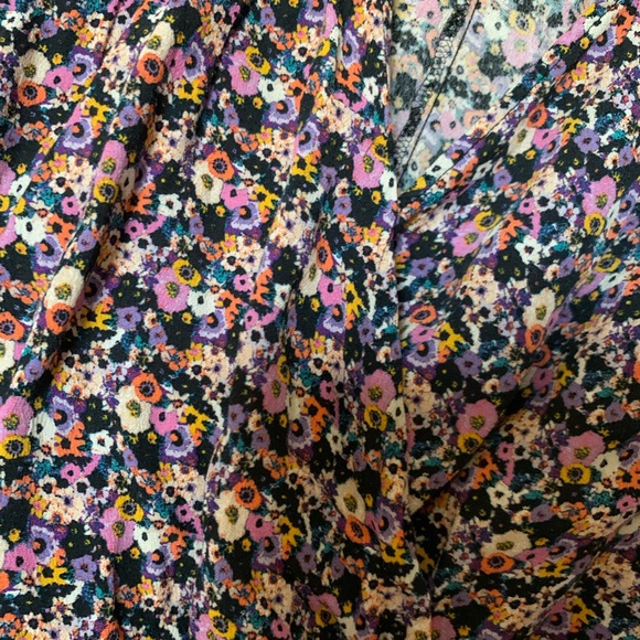 Zara Long-sleeve Floral Blouse - Picture 3 of 5